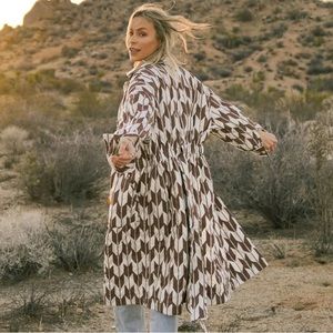 NWT Mary Lawless Lee x Splendid Printed Quilted Jacket Size S